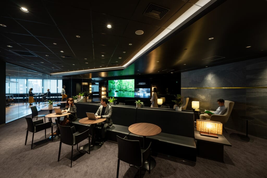 運営レンタルオフィス他拠点ラウンジ無料で利用可能!
